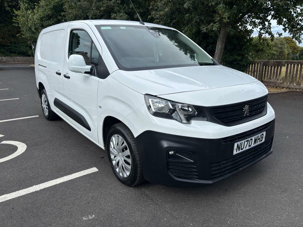 Peugeot Partner 1.5 Bluehdi 850 Professional Long Crew Van Double White