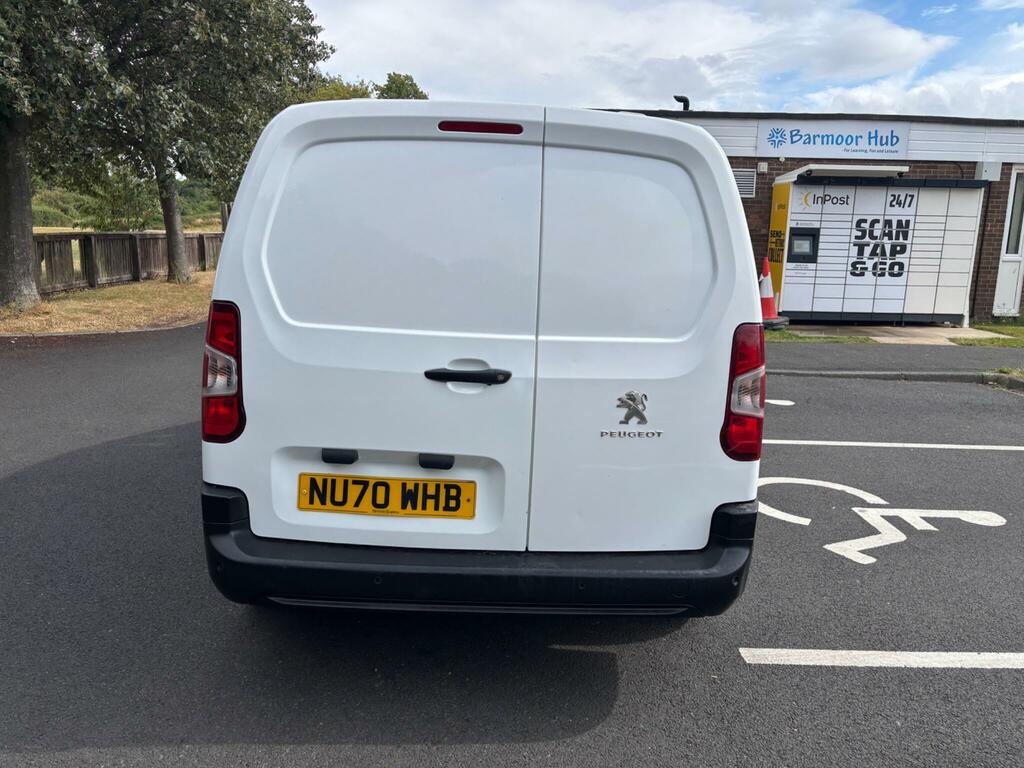 Peugeot Partner 1.5 Bluehdi 850 Professional Long Crew Van Double White #6