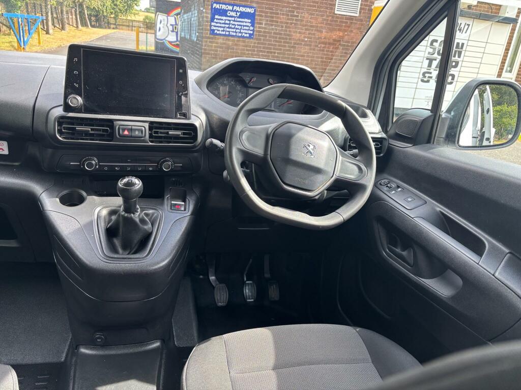 Peugeot Partner 1.5 Bluehdi 650 Professional Standard Panel Van Sw White #10