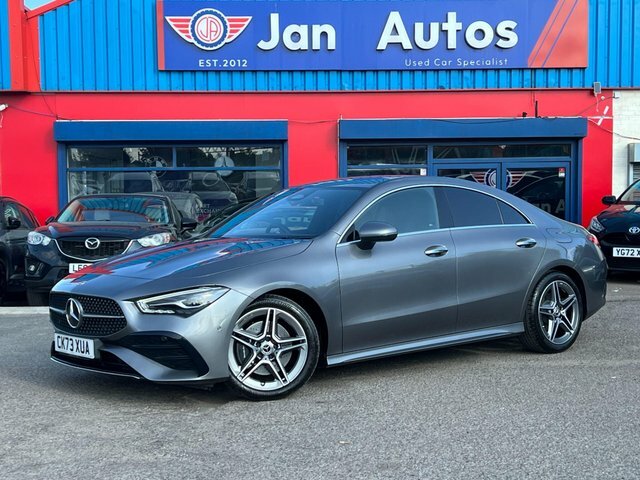Mercedes-Benz CLA Class 2024 1.3 Cla200h Mhev Amg Line Executive Coupe 7 Grey