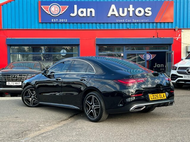 Mercedes-Benz CLA Class 2025 1.3 Cla200h Mhev Amg Line Executive Coupe 7 Black #2