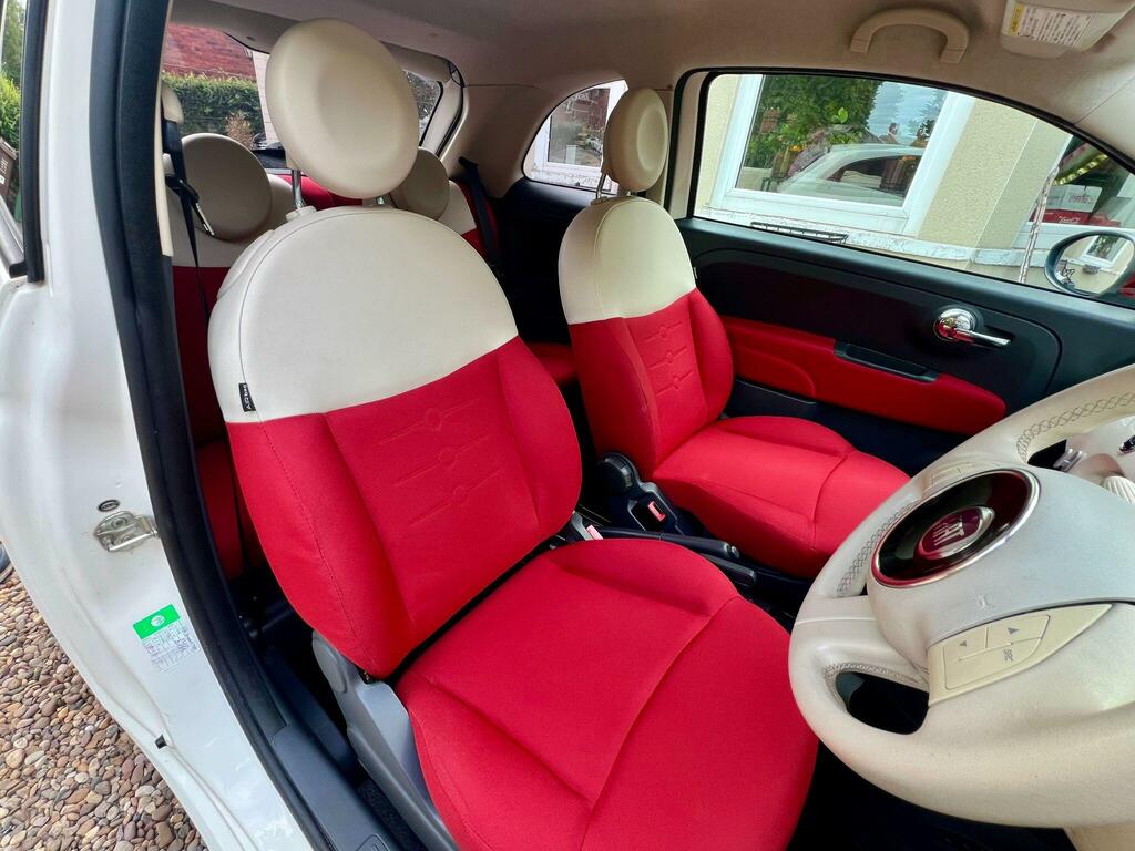 Fiat 500 1.2L 1.2 Lounge Euro 5 Ss White #11