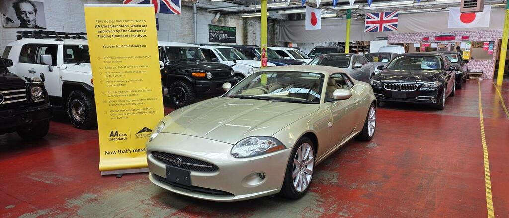 Jaguar XK Convertible 4.2 V8 Euro 4 300Ps Ulez Free Gold