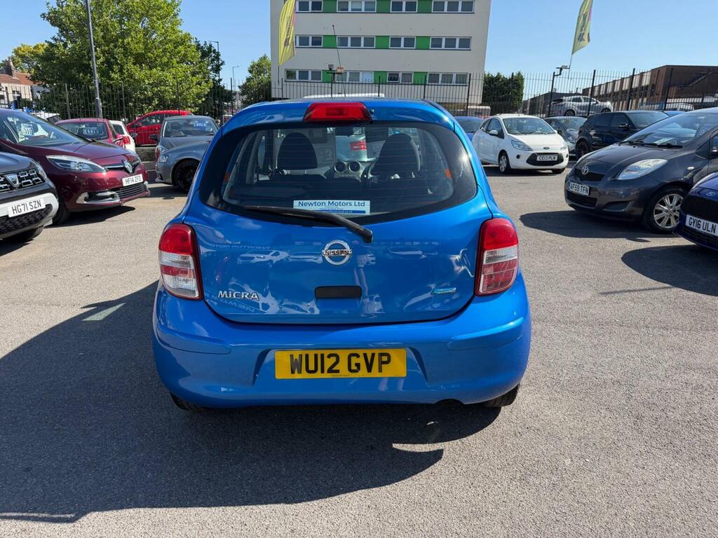 Nissan Micra Hatchback 1.2 12V Visia Euro 5 201212 Blue #4