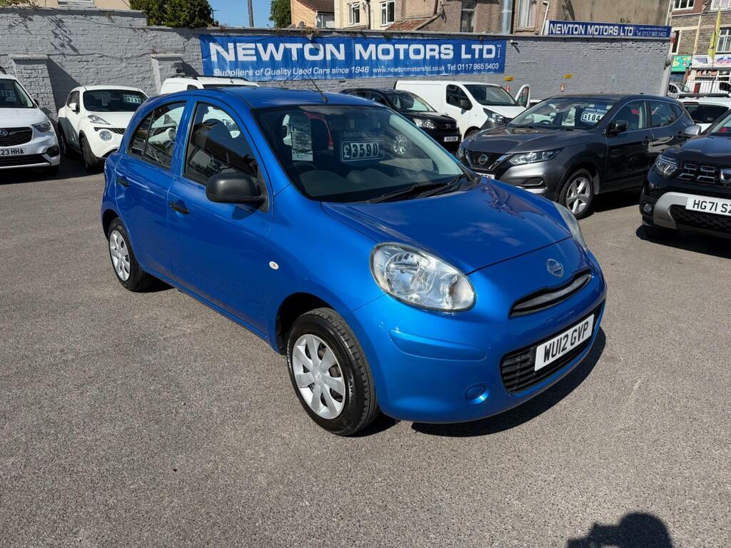Nissan Micra Hatchback 1.2 12V Visia Euro 5 201212 Blue