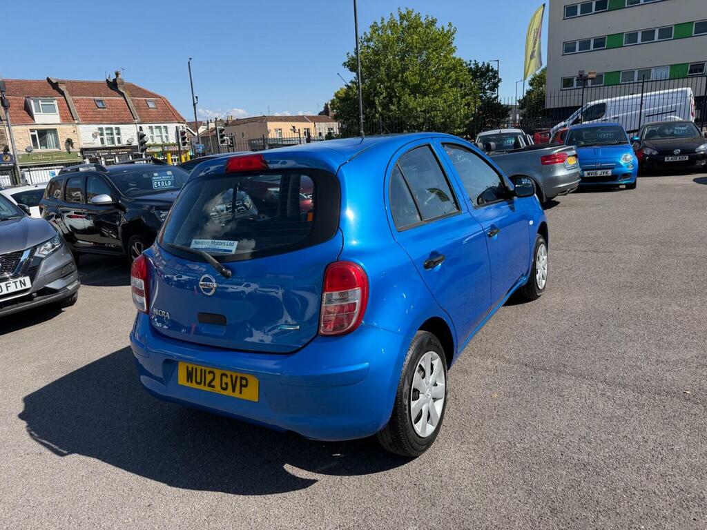 Nissan Micra Hatchback 1.2 12V Visia Euro 5 201212 Blue #3