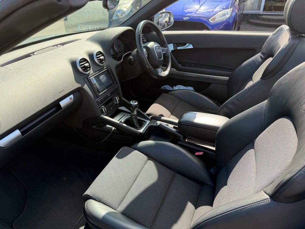 Audi A3 Cabriolet Cabriolet 2.0 Tdi Sport Euro 5 Ss Black #15