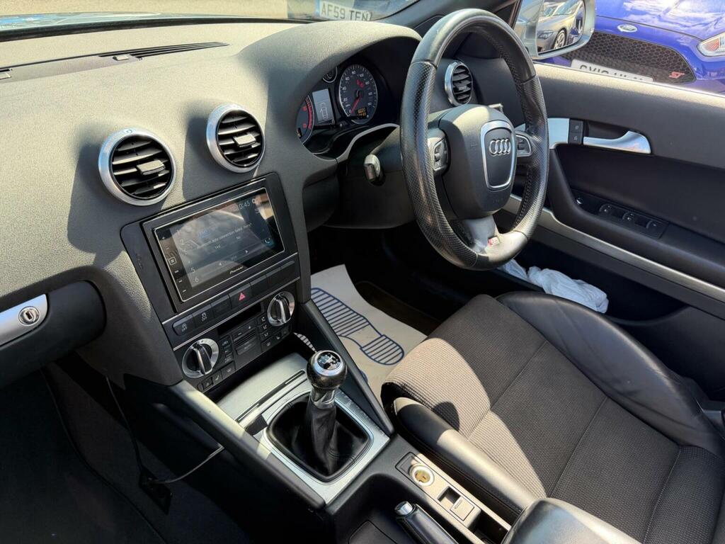 Audi A3 Cabriolet Cabriolet 2.0 Tdi Sport Euro 5 Ss Black #16