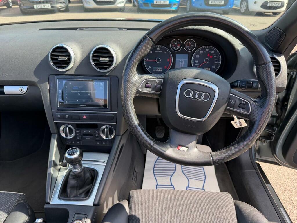 Audi A3 Cabriolet Cabriolet 2.0 Tdi Sport Euro 5 Ss Black #12