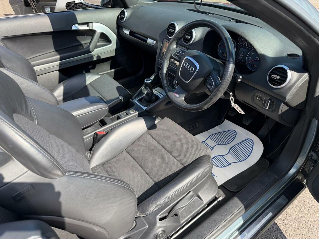 Audi A3 Cabriolet Cabriolet 2.0 Tdi Sport Euro 5 Ss Black #10
