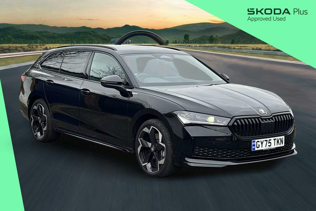 Skoda Superb 1.5 Tsi Iv 25.7Kwh Sportline Estate Plu Black