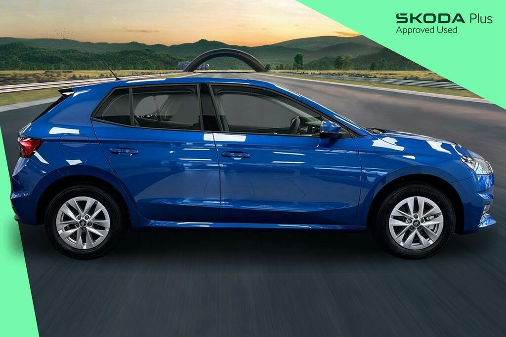 Skoda Fabia 1.0 Tsi Se Edition Hatchback Dsg GX75XYD Blue #4