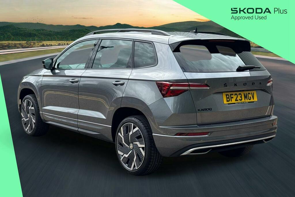Skoda Karoq 1.5 Tsi Act Sportline Suv Dsg BF23MGV Grey #3