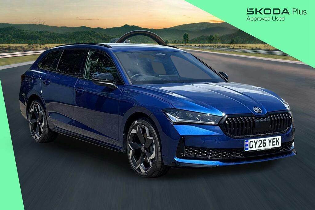 Skoda Superb 1.5 Tsi Iv 25.7Kwh Sportline Estate Plu GY26YEK Blue