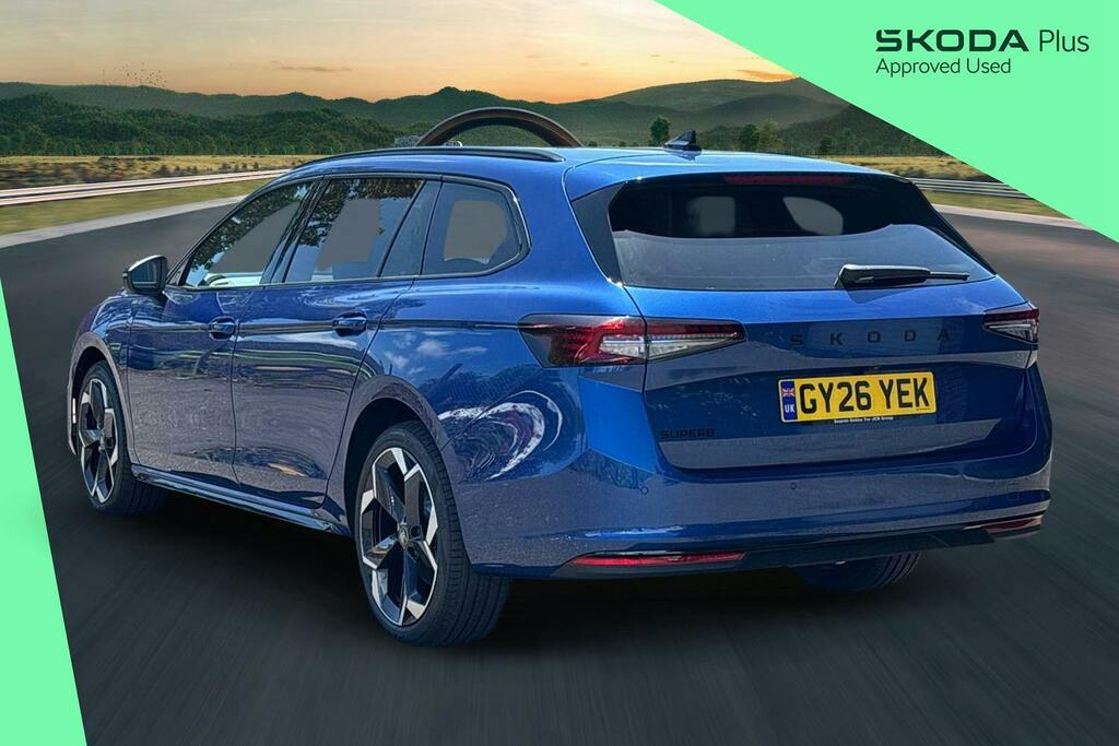 Skoda Superb 1.5 Tsi Iv 25.7Kwh Sportline Estate Plu GY26YEK Blue #3