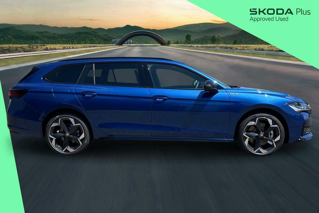 Skoda Superb 1.5 Tsi Iv 25.7Kwh Sportline Estate Plu GY26YEK Blue #4