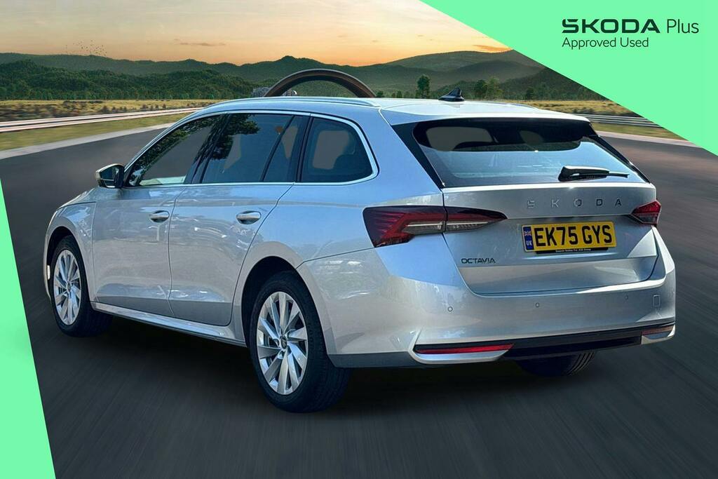 Skoda Octavia 1.5 Tsi E Tec Mhev Act Se L Estate Hybr EK75GYS Silver #3
