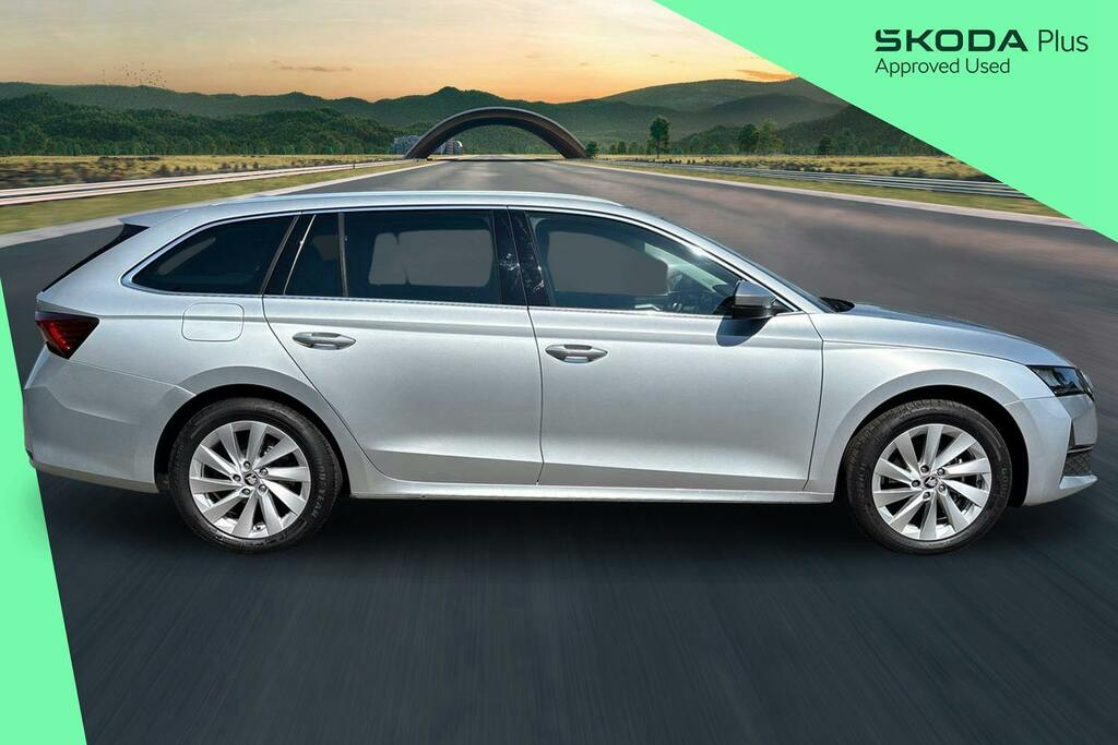 Skoda Octavia 1.5 Tsi E Tec Mhev Act Se L Estate Hybr EK75GYS Silver #4