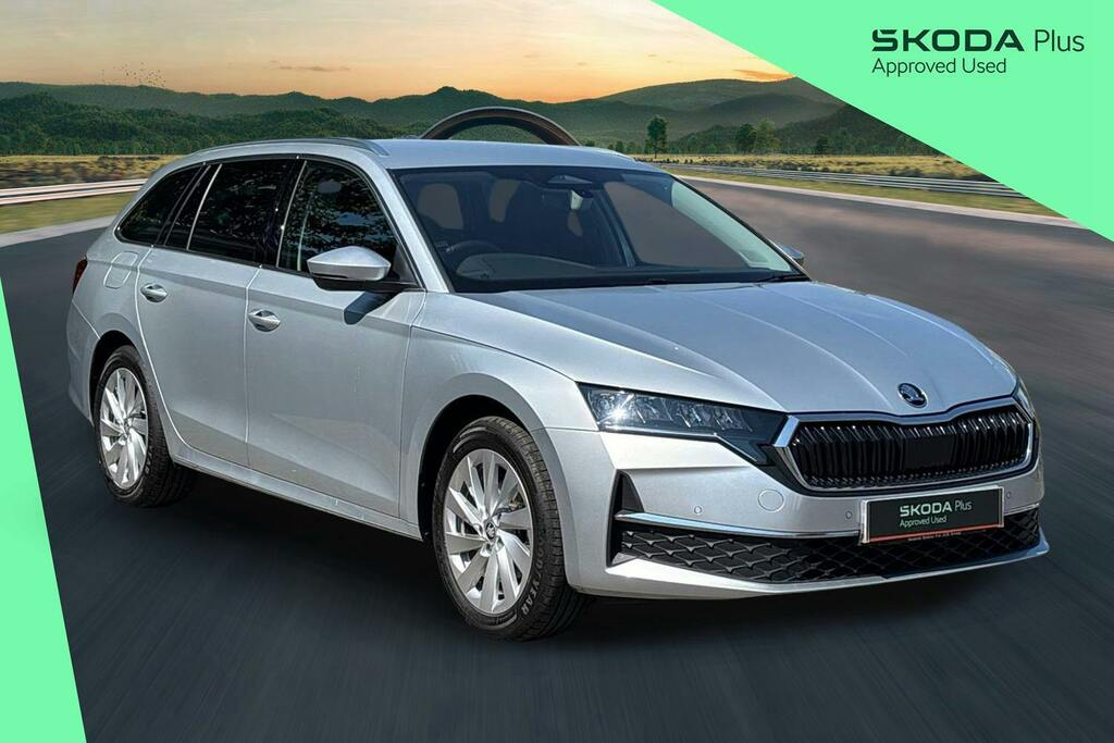 Skoda Octavia 1.5 Tsi E Tec Mhev Act Se L Estate Hybr EK75GYS Silver