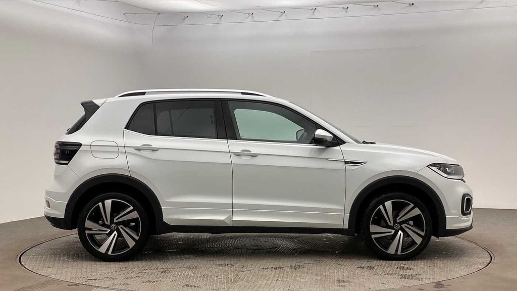 Volkswagen T-Cross 1.0 Tsi R-line Suv Dsg White #4