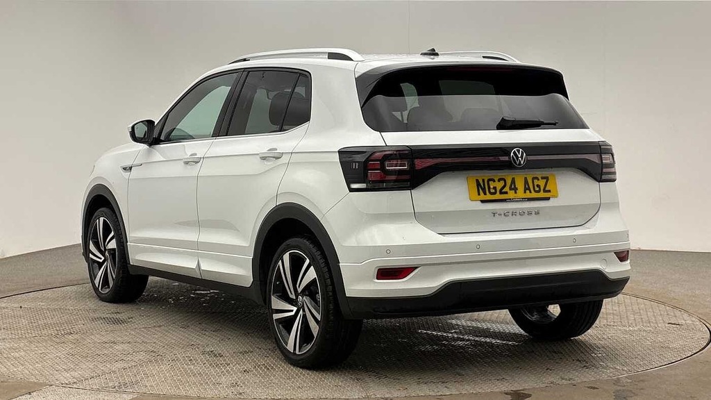 Volkswagen T-Cross 1.0 Tsi R-line Suv Dsg White #3
