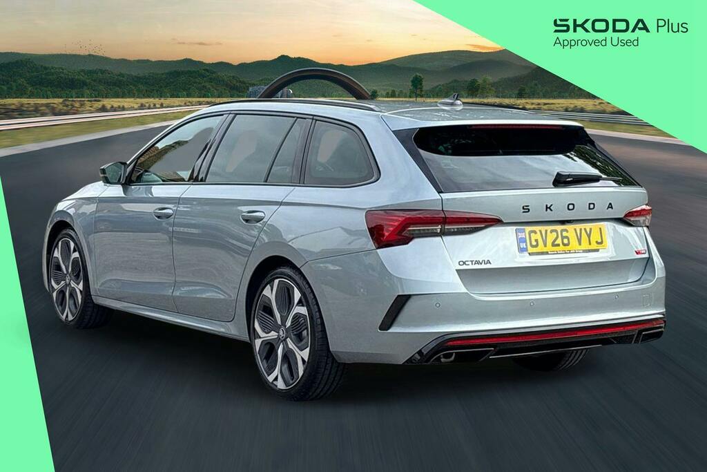 Skoda Octavia 2.0 Tsi Vrs Estate Dsg Silver #3