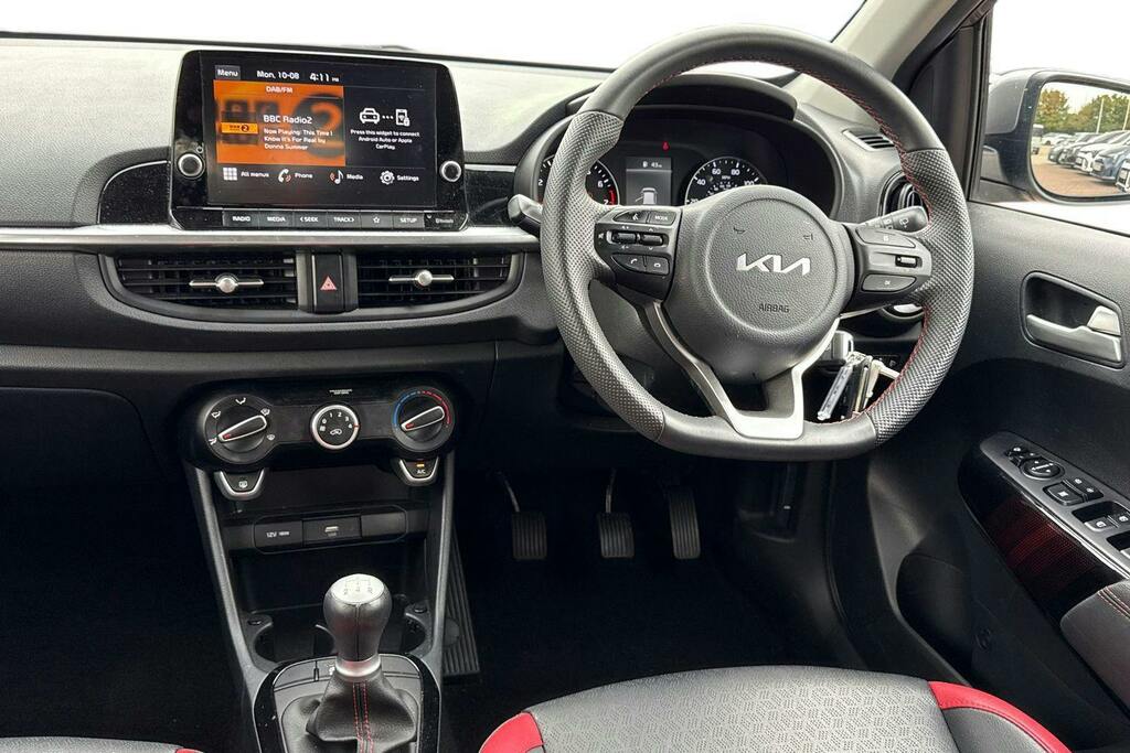 Kia Picanto 1.0 T-gdi Gt-line S Euro 6 Ss Black #12
