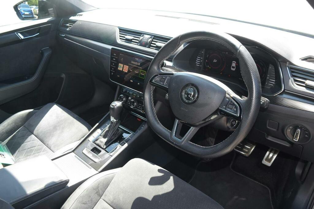 Skoda Superb Estate 2.0 Tdi 190 4X4 Sportline Dsg White #6