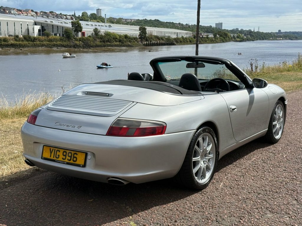 Porsche 911 Convertible Silver #4