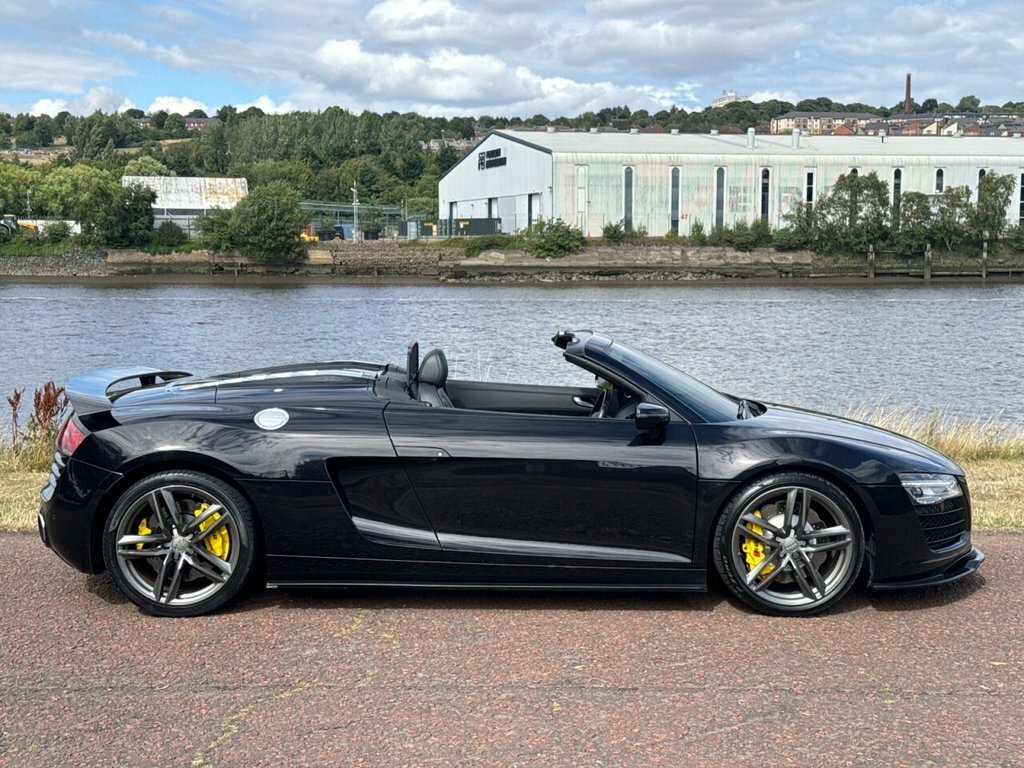 Audi R8 Convertible Black #5