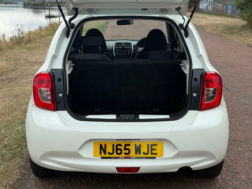 Nissan Micra 1L Visia White #4