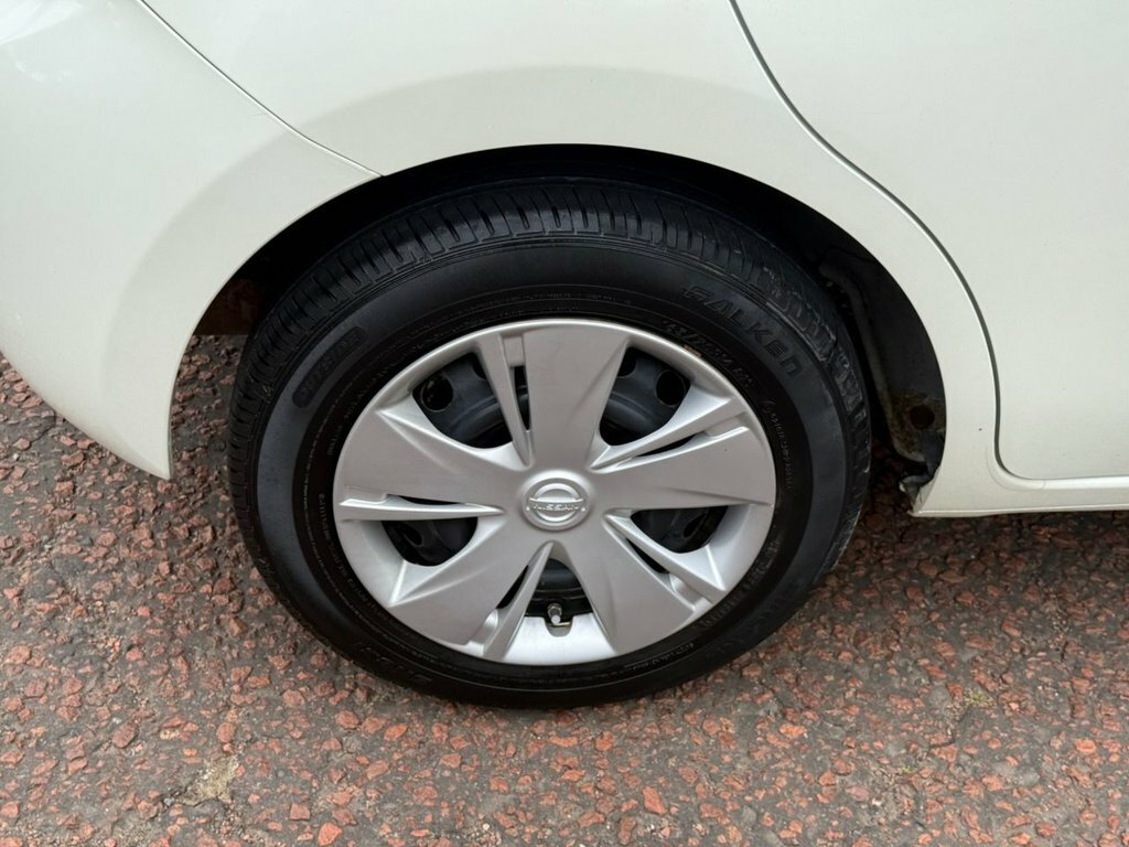 Nissan Micra 1L Visia White #5