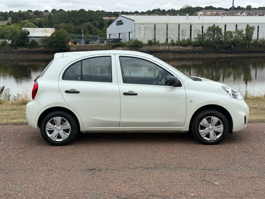 Nissan Micra 1L Visia White #2