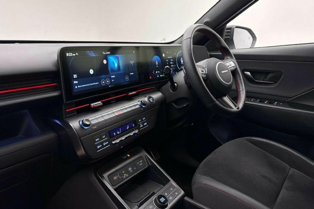 Hyundai Kona 1.6 H-gdi N Line S Dct Euro 6 S S White #5