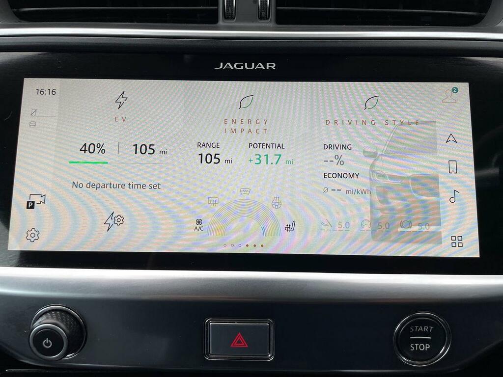 Jaguar I-Pace 294Kw Ev400 Black 90Kwh 11Kw Charger Blue #31