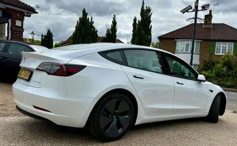Tesla Model 3 Long Range Awd White #2