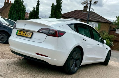 Tesla Model 3 Long Range Awd White #3