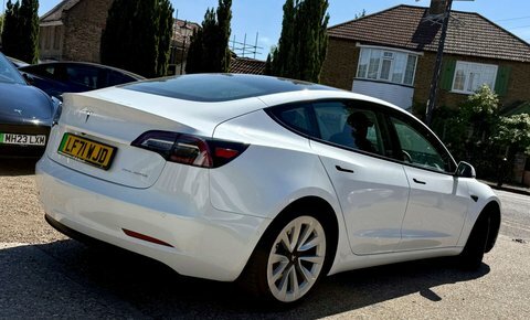 Tesla Model 3 Long Range Awd LF71WJD White #3