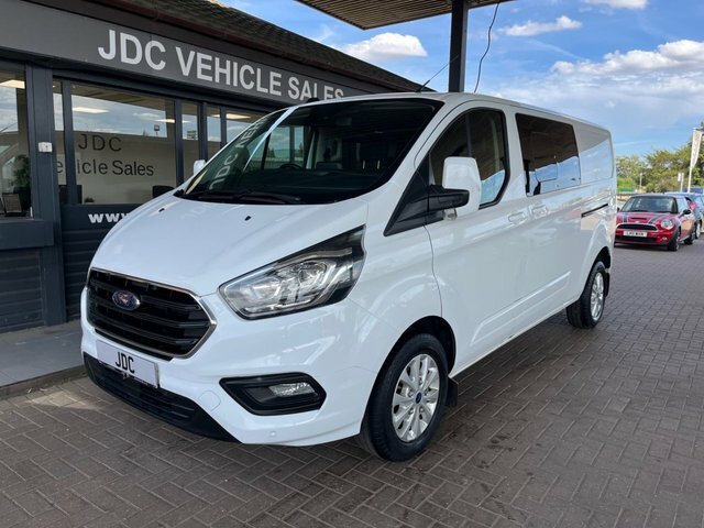 Ford Transit Custom 2022 2.0 300 Ecoblue Limited Crew Van Double Cab 5 White #6