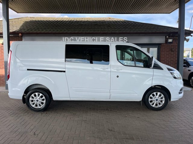 Ford Transit Custom 2022 2.0 300 Ecoblue Limited Crew Van Double Cab 5 White #3