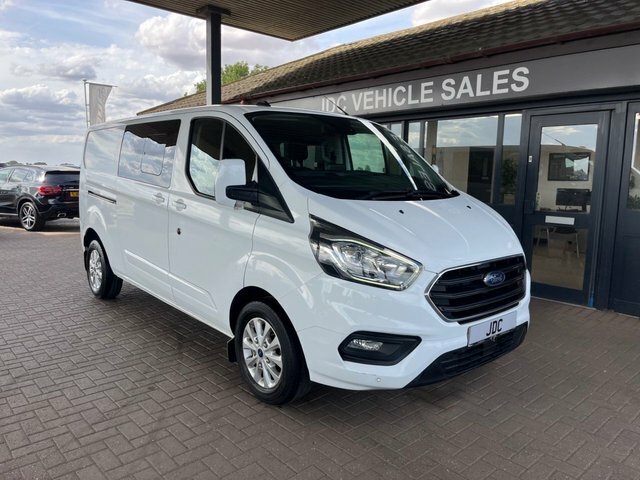 Ford Transit Custom 2022 2.0 300 Ecoblue Limited Crew Van Double Cab 5 White #4