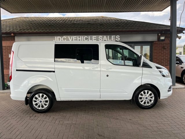 Ford Transit Custom 2023 2.0 300 Ecoblue Limited Crew Van Double Cab 5 White #3