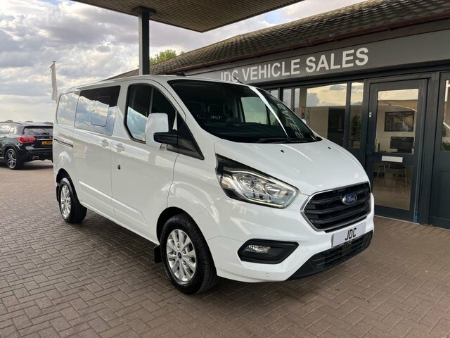 Ford Transit Custom 2023 2.0 300 Ecoblue Limited Crew Van Double Cab 5 White #4