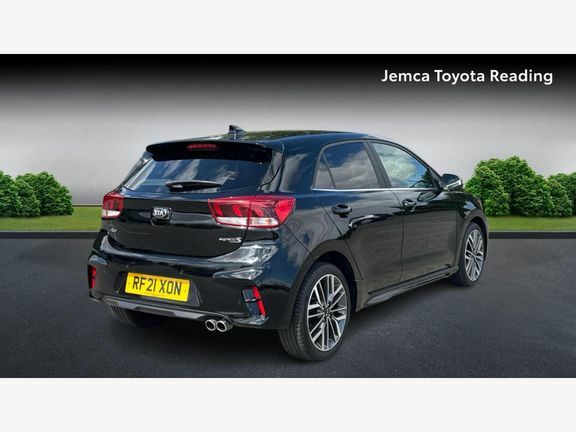 Kia RIO 1.0 T-gdi Mhev Gt-line S Euro 6 Ss Black #2