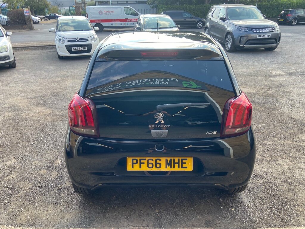 Peugeot 108 1.2 Puretech Allure Hatchback Eu Black #4
