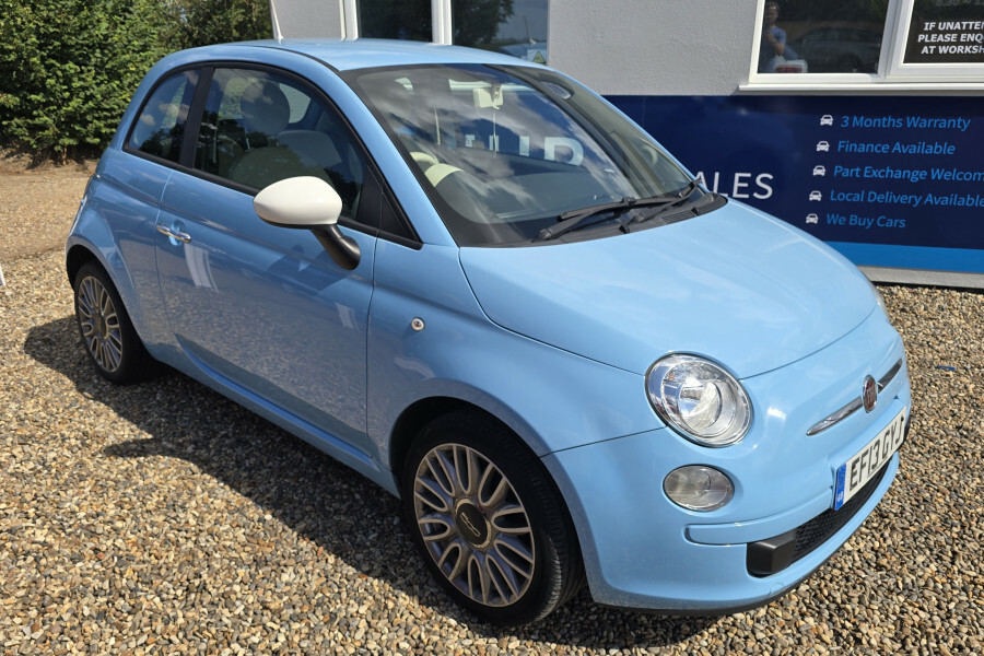 Fiat 500 Hatchback Blue