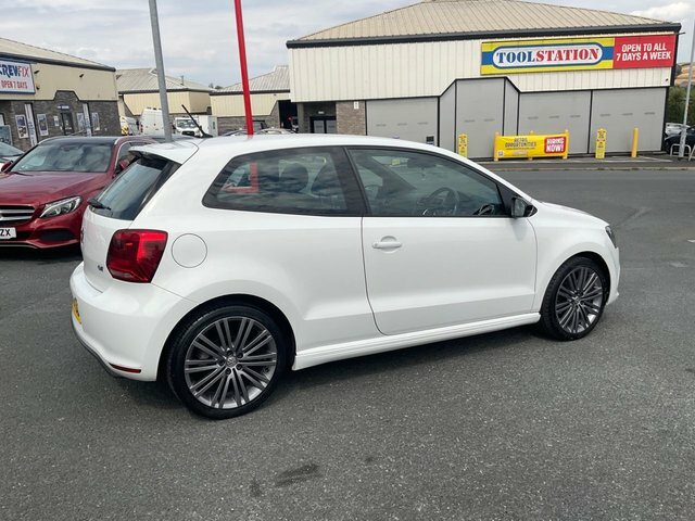 Volkswagen Polo 1.4 Tsi Bluemotion Tech Act Bluegt Hatchback P White #6