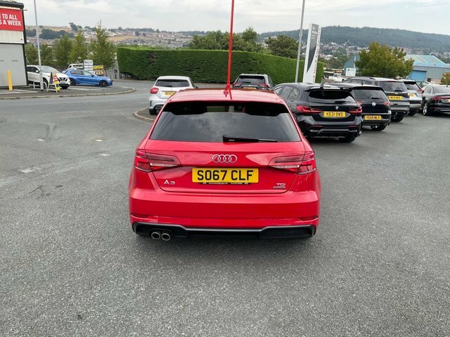 Audi A3 2.0 Tdi Black Edition Sportback S Troni Red #6