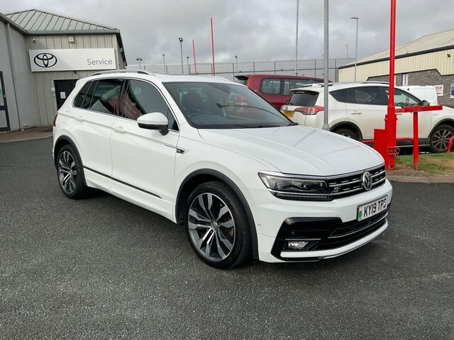 Volkswagen Tiguan 2.0 Tdi R-line Tech Suv Dsg 4Motion Eur White