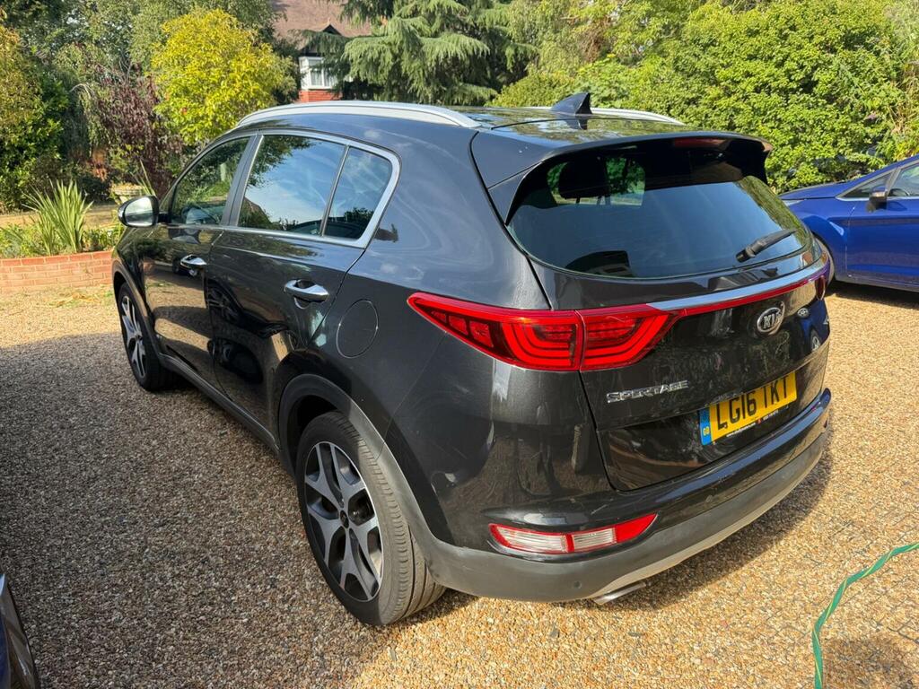 Kia Sportage 1.6 T-gdi Gt-line Awd Euro 6 Black #3